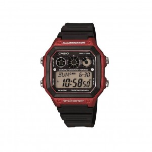 Casio General AE-1300WH-4A Black Resin Band Men Watch