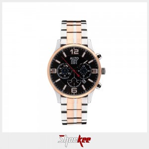ALTO AL-2007178SRG Silver + Rose Gold Stainless Steel Band Men Watch