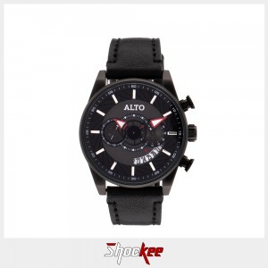 ALTO AL-2008186M-1A Black Pu Strap Band Men Watch