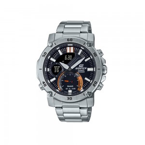 Casio Edifice ECB-20D-1A Silver Stainless Steel Band Men Watch