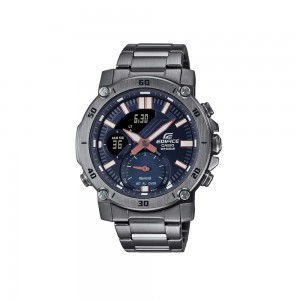 Casio Edifice ECB-20DC-1A Gray Stainless Steel Band Men Watch