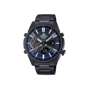 Casio Edifice ECB-S100DC-2A Black Stainless Steel Band Men Watch