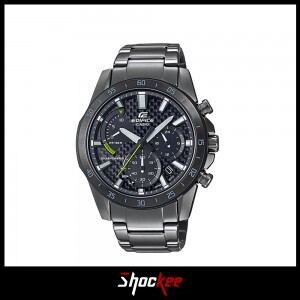 Casio Edifice EQS-930DC-1A Black Silver Stainless Band Men Sports Watch