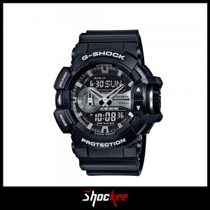 Casio G-Shock GA-400GB-1A Black Resin Band Men Sports Watch