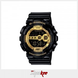 Casio G-Shock GD-100GB-1 Black Resin Band Men Sport Watch