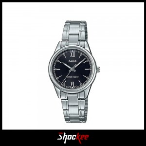 Casio General LTP-V005D-1B2 Silver Stainless Steel Band Women Watch