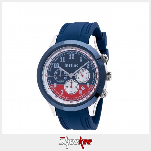 Instinc M5851L-NZ2DBB Blue Silicon Band Men Watch