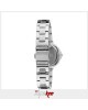 Instinc M6070M-XZ1WWH Silver Stainless Steel Band Women Watch