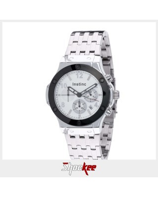 Instinc M6525L-XZ2YWW Silver Stainless Steel Band Men Watch