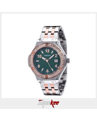 Instinc M6526L-XD1LLQ Silver Stainless Steel Band Men Watch