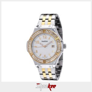 Instinc M6526L-XD1TTW Silver Stainless Steel Band Men Watch