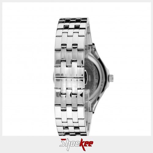 Instinc M6526L-XD1WWH Silver Stainless Steel Band Men Watch