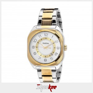 Instinc M6528L-XZ1TTT Silver Stainless Steel Band Men Watch