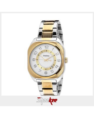 Instinc M6528L-XZ1TTT Silver Stainless Steel Band Men Watch