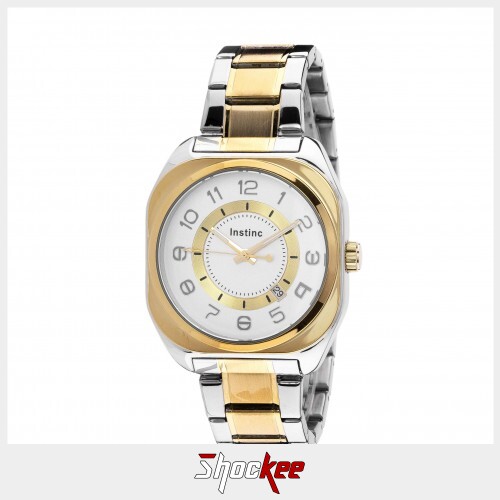 Instinc M6528L-XZ1TTT Silver Stainless Steel Band Men Watch