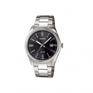 Casio General MTP-1302D-1A1V Silver Stainless Steel Band Men Watch