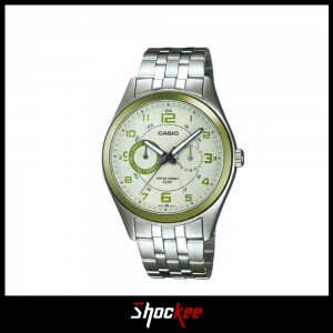 Casio General MTP-1353D-8B2 Silver Stainless Steel Band Men Watch