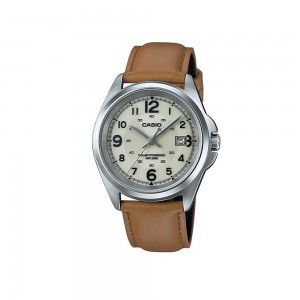 Casio General MTP-S101L-9BV Light Brown Leather Band Men Watch