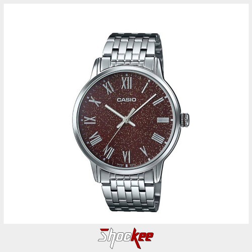 Casio General MTP-TW100D-5AVDF Silver Stainless Steels Band Men Watch
