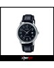 Casio General MTP-V002L-1B Black Leather Band Men Watch