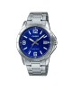 Casio General MTP-V004D-2B Silver Stainless Steel Band Men Watch